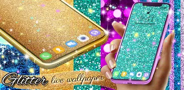 Glitter live wallpaper