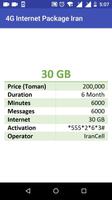 4G Internet Packages Iran ảnh chụp màn hình 3