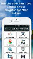 Live Earth Map & Route Planner الملصق