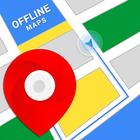 Offline Maps, GPS Directions أيقونة