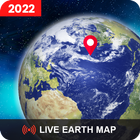 Earth Map Satellite ícone