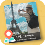 Caméra de carte GPS icône
