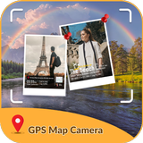GPS Photo Map Camera Timestamp icon