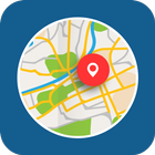 GPS Map Coordinates Finder-icoon