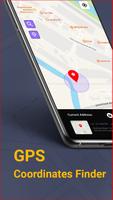 GPS Map Coordinates Finder ポスター