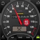 Gps Speed meter km/h icon