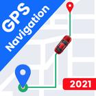 GPS Navigation Free - Map Locator & Route Finder ไอคอน