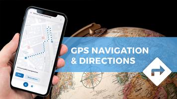 GPS Navigation Free - Map Locator & Route Finder poster