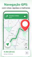 GPS navegação por voz mapa Cartaz