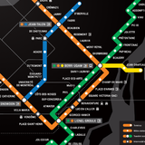 Plan du métro de Montréal