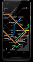 Plan du métro de Montréal Affiche