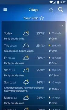 Screenshot 3 for Freemeteo