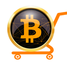 Bitcoin shop icône