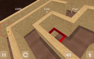 Bola merah & labirin. dalam screenshot 2
