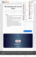 Grabador de audio gratis 截圖 2