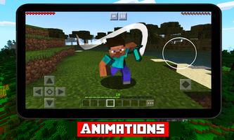 Mod Animation Craft for MCPE الملصق