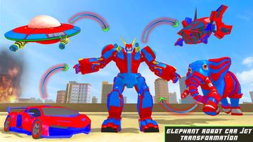 Grand Elephant Robot Jet game captura de pantalla 3