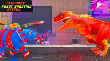 Grand Elephant Robot Jet game captura de pantalla 2