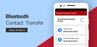Bluetooth contact transfer app