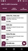 MKV To MP4 Converter الملصق