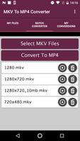 MKV To MP4 Converter capture d'écran 1