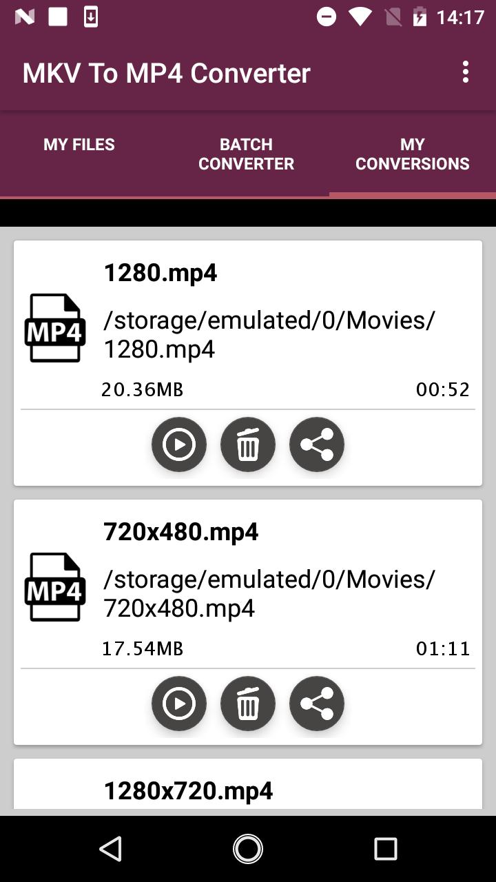 MKV To MP4 Converter APK for Android Download
