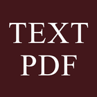 Text To Pdf Converter icône