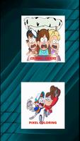 Gravity Falls Coloring poster