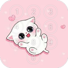 Kawaii Kitty Lock Screen آئیکن