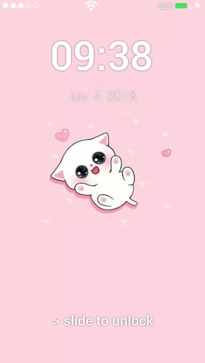 Kawaii Kitty Lock Screen APK for Android Download
