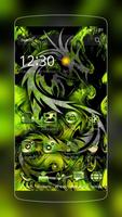 Green Dragon Theme Affiche