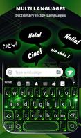 Cyber Green Wallpaper Keyboard capture d'écran 3