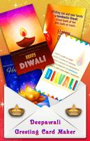 Deepawali Best Greeting Card Maker Affiche