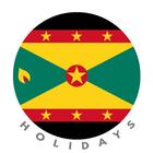 Grenada Holidays : St. George's Calendar-icoon