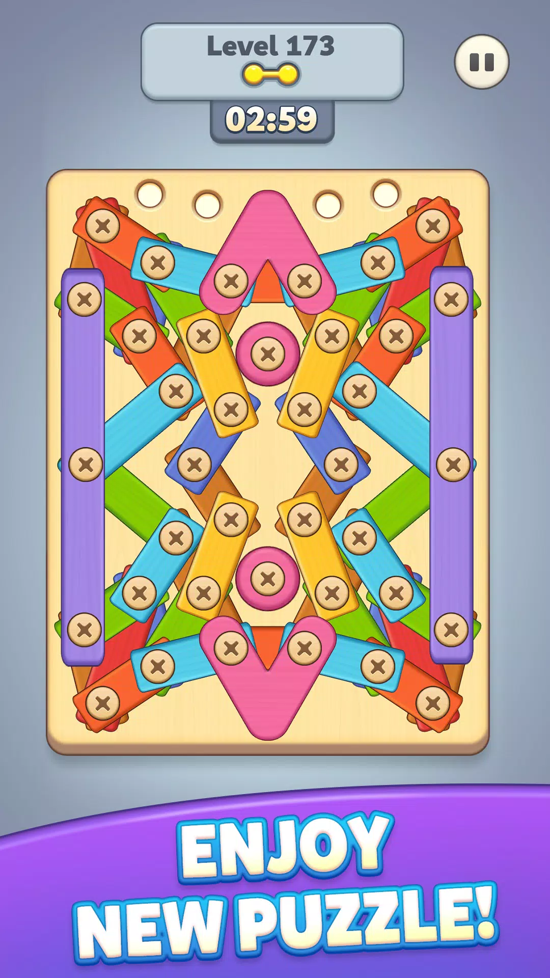 Wood Master: Screw Puzzle