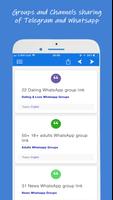 WhatsTelegroups - Groups and channels sharing app پوسٹر