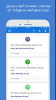 WhatsTelegroups - Groups and channels sharing app Affiche