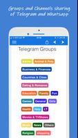 برنامه‌نما WhatsTelegroups - Groups and channels sharing app عکس از صفحه