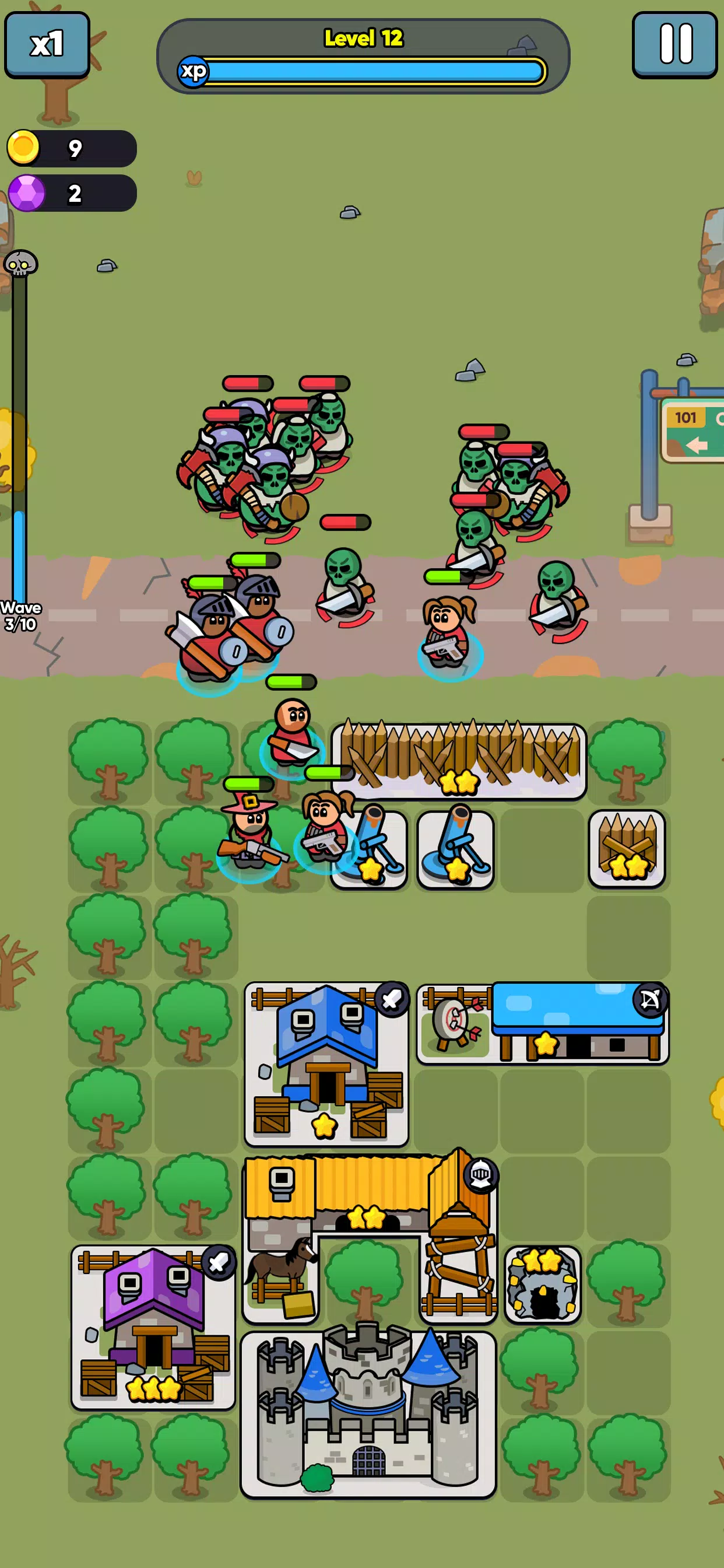 Zombie Fortress: Merge Defense