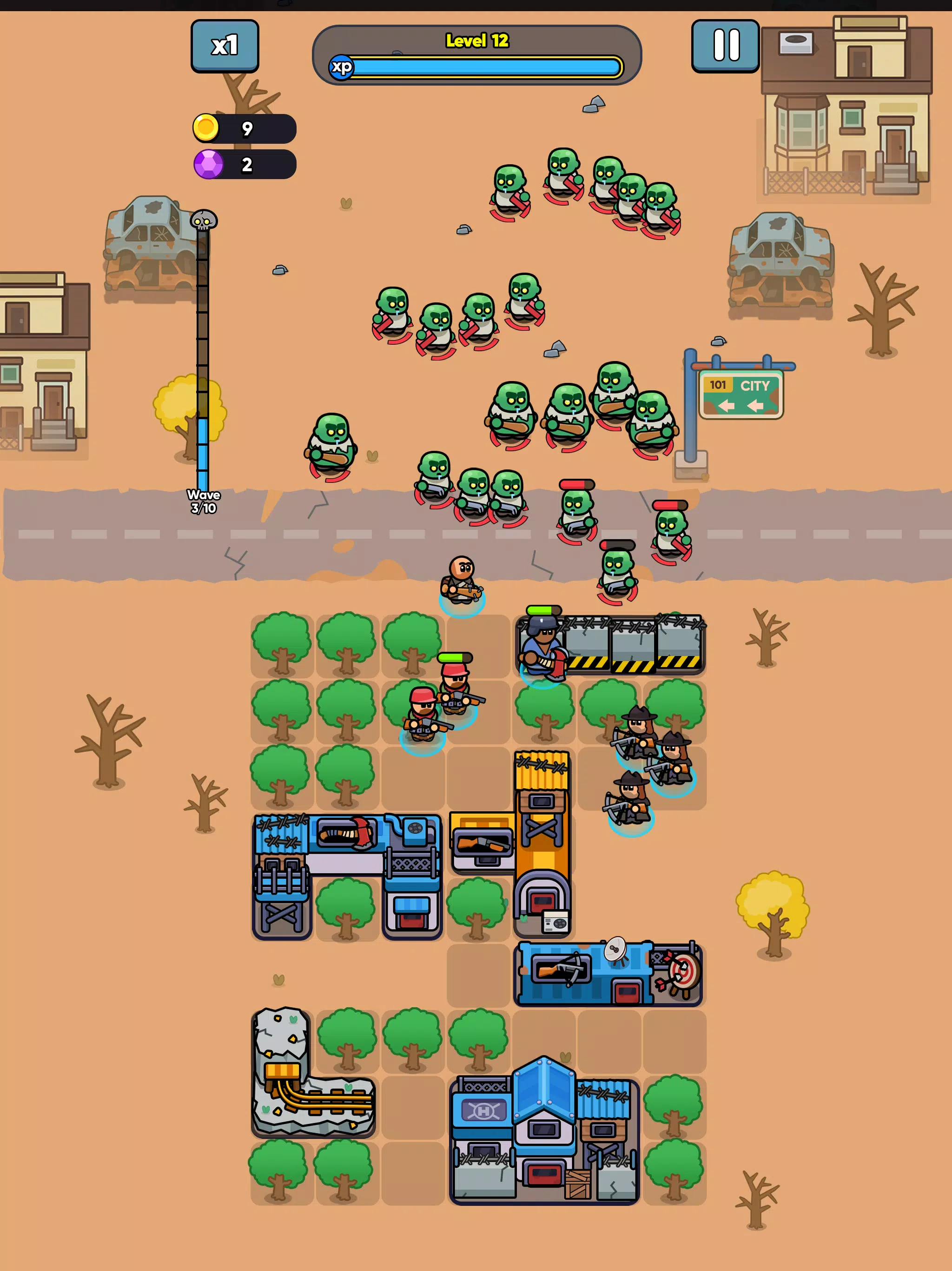 Zombie Fortress: Merge Defense