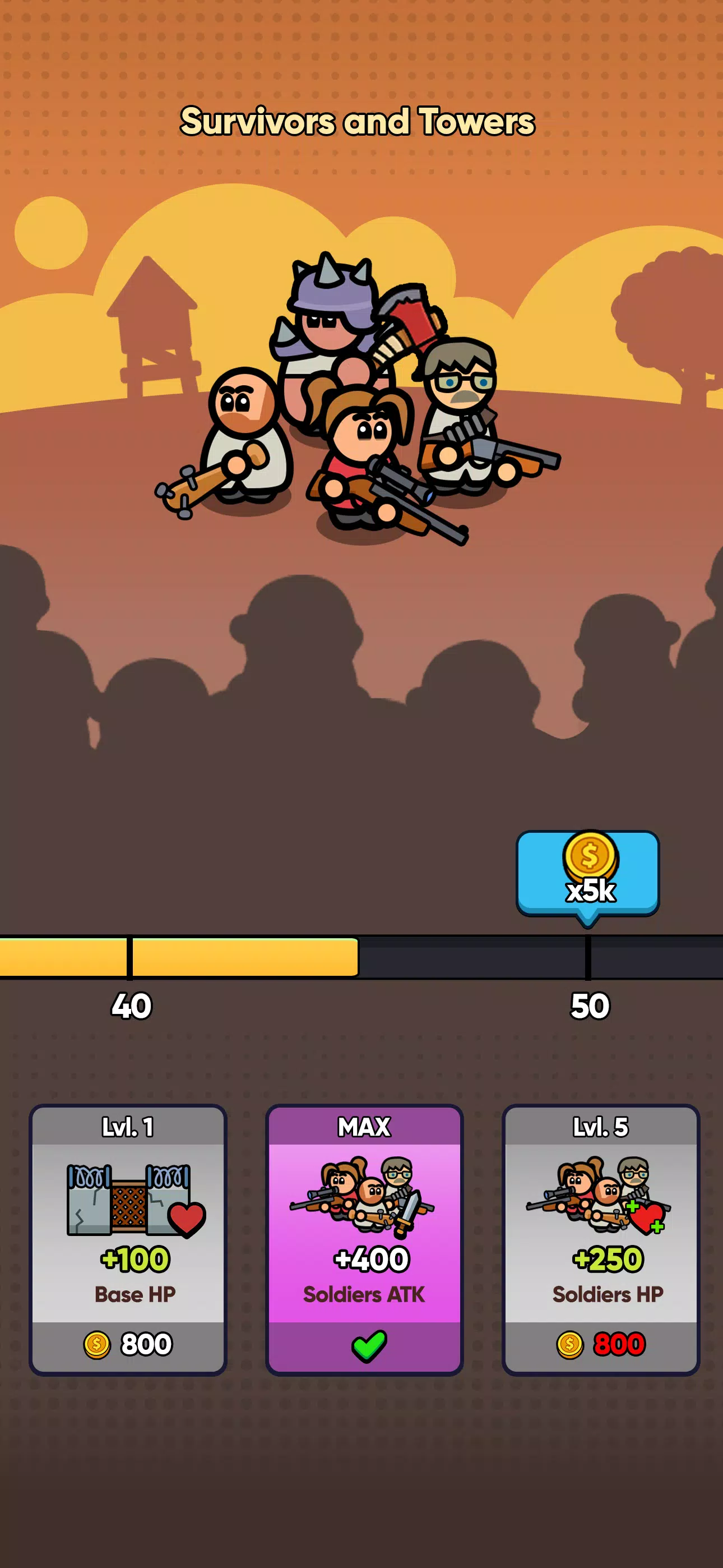 Zombie Fortress: Merge Defense