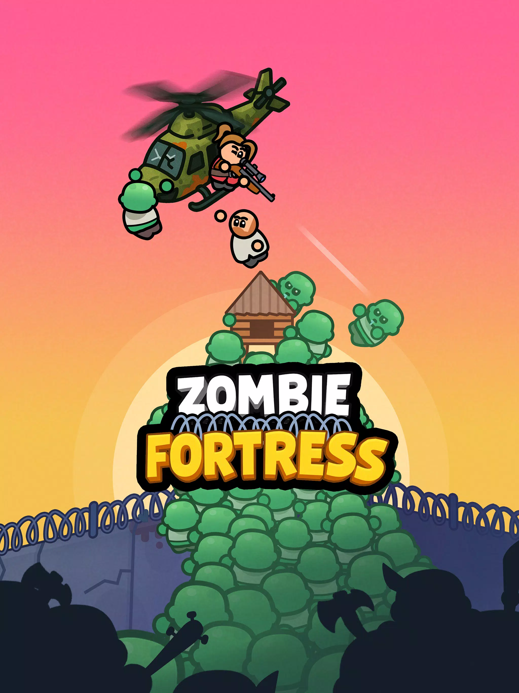 Zombie Fortress: Merge Defense