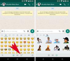 Neto Bran Stickers para WhatsApp plakat