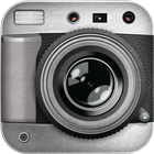 Zwart-Wit Camera-icoon
