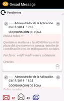 Gesad Message screenshot 4