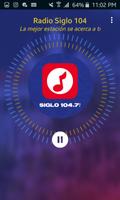 Radio Siglo 104 الملصق