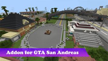 GTA Cars Mods for Minecraft PE Poster
