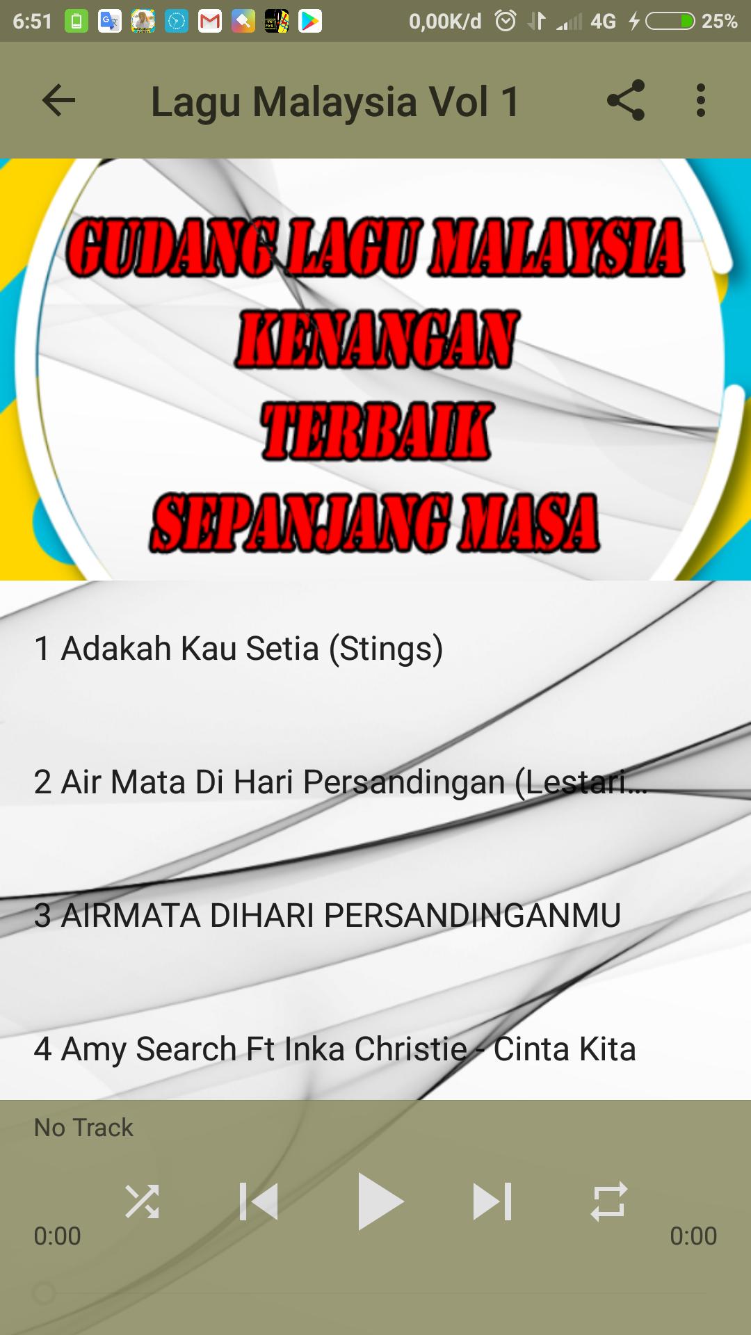 Gudang Lagu Mp3 Lagu Malaysia Kenangan Offline For Android