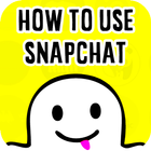 How to use snapchat أيقونة