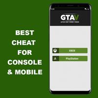 Cheats For GTA V (GUIDE PS4/XBOXONE) پوسٹر